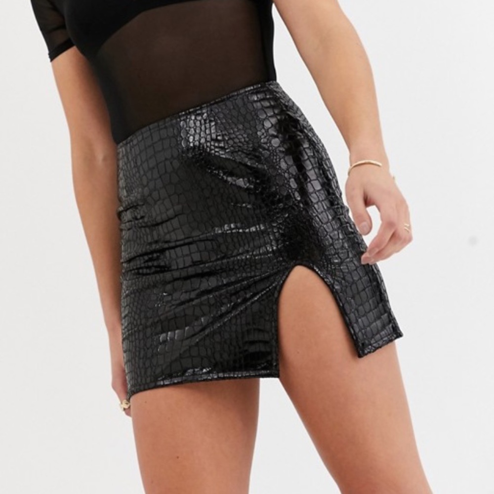 SOLD NWT Motel Croc Skirt